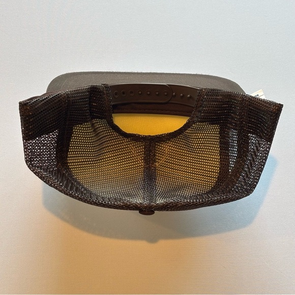 VINTAGE‎ SNAPBACK Men’s Hat Brown with Teddy Bear Design Like New - Picture 5 of 9